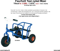 Faurholt Taxi Cykel Maxi Tilbud