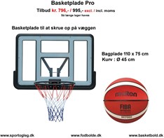Basketplade Pro Tilbud