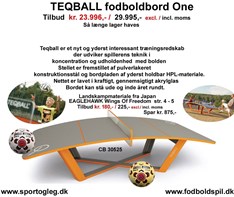 TEQBALL Fodboldbord One  Tilbud