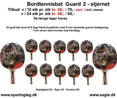 Bordtennisbat  Guard Tilbud