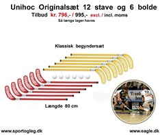Unihoc Orginalsæt 80 cm Tilbud