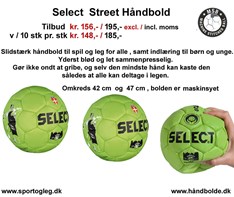 Select Street Håndbolde  Tilbud