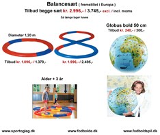 Balancesæt og Globusbold Tilbud