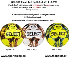 Select Flash Turf og X-Turf Tilbud