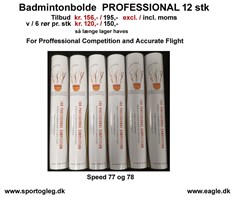 Badminton Fjerbolde Competition Tilbud