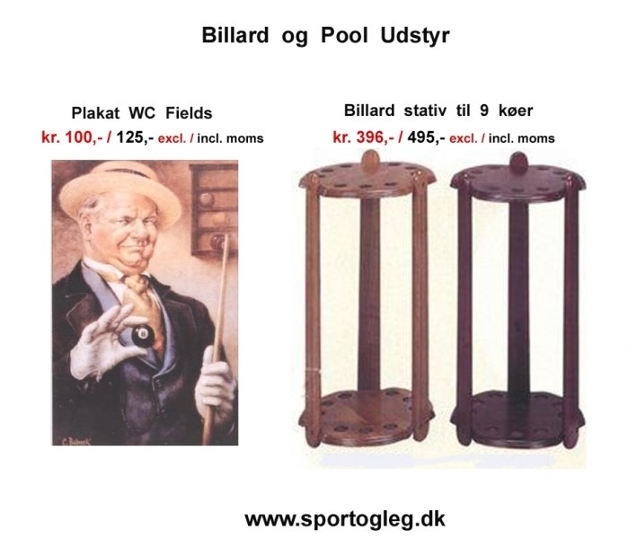 forbrug skrivebord rytme Billard - Tilbud & priser - BKH Sport og Leg, Rødovre