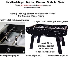 Fodboldspil Rene Pierre Match Noir Tilbud