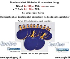 Bordtennisbat Udendørs Michelin