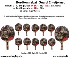 Bordtennisbat  Guard Tilbud