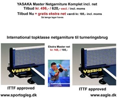Yasaka Master Netgarniture Tilbud