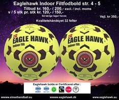 Eaglehawk  Indoor Filt  Fodbold  Tilbud