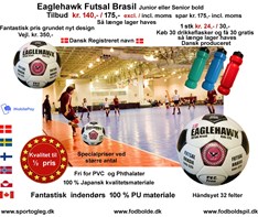 Eaglehawk Futsal Brasil Junior eller Senior Tilbud