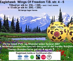 EAGLEHAWK  Wings Of Freedom T.B. Gul   str. 4 - 5   IMS  Tilbud
