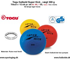Togu Fodbold Super Kick 300 g Tilbud