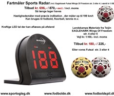Fodbold Fartmåler Sports Radar incl. Eaglehawk Futsal
