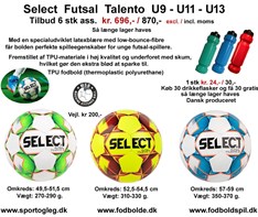 Select Futsal Talento  Tilbud
