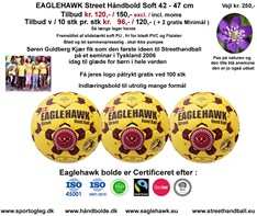 Eaglehawk Methodik Håndbold Soft  42 - 47 cm Tilbud