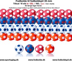Fodbolde til fodboldspil 35 mm Tilbud