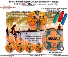 Select Futsal Super Orange Tilbud Nu
