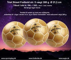 Trial Street Fodbold str. 5 vægt 380 g