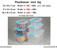 Plastkasser med låg Tilbud