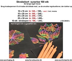 Skrabekort Surprice 100 stk  Tilbud