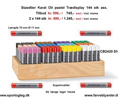 Staedtler  Karat  Oil Pastel  Display  Tilbud