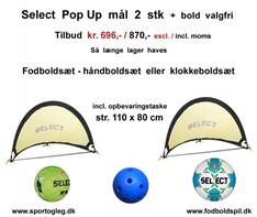 Select Pop Up Mål Med Valgfri Bold