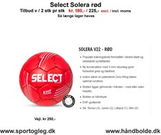 Select Solera Rød Tilbud
