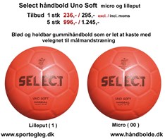 Select Uno Soft Håndbolde  Micro og Lilleput