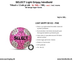 Select Håndbold Light Grippy  Tilbud