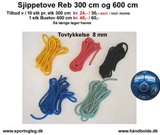 Sjippetov Reb 300 cm og 600 cm Tilbud