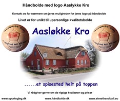 Aaslykke  Kro Logo håndbolde