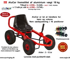 AluCar  Rød  Fremstillet  af  Aluminium Tilbud