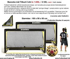 Bazooka  Mål  Tilbud 2 stk  Stor udgave