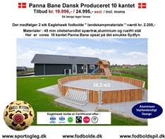 Panna Bane 10 - kantet Tilbud  Dansk Produceret