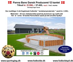 Panna Bane 12 - kantet Tilbud Dansk Produceret