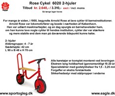 Rose Cykel  6020  2-hjuler  Tilbud