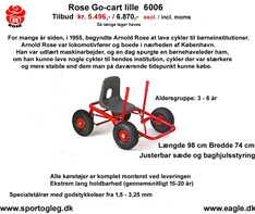 Rose Go-Cart 6006 Tilbud