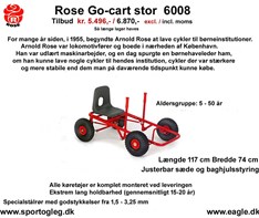 Rose Go-Cart 6008 Tilbud