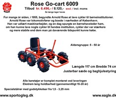 Rose Go-Cart 6009 Tilbud