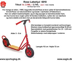 Rose Løbehjul 6010 Tilbud