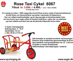 Rose Taxi Cykel  6067  Tilbud
