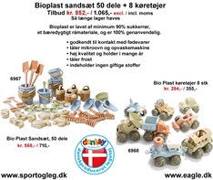 Bioplast Sandsæt + Biler Tilbud