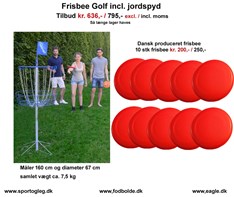 Frisbee Golf incl. jordspyd  Tilbud