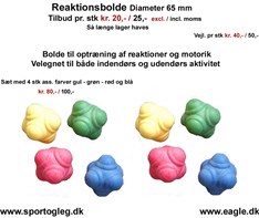 Reaktionsbolde Tilbud