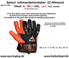 Select Målmandshandsker 33 Allround Tilbud