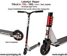 Løbehjul Ripper  Tilbud