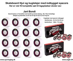 Skateboard Hjul og Kuglelejer