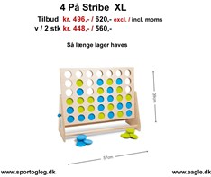 4 på stribe XL  str.  57 x 39 cm